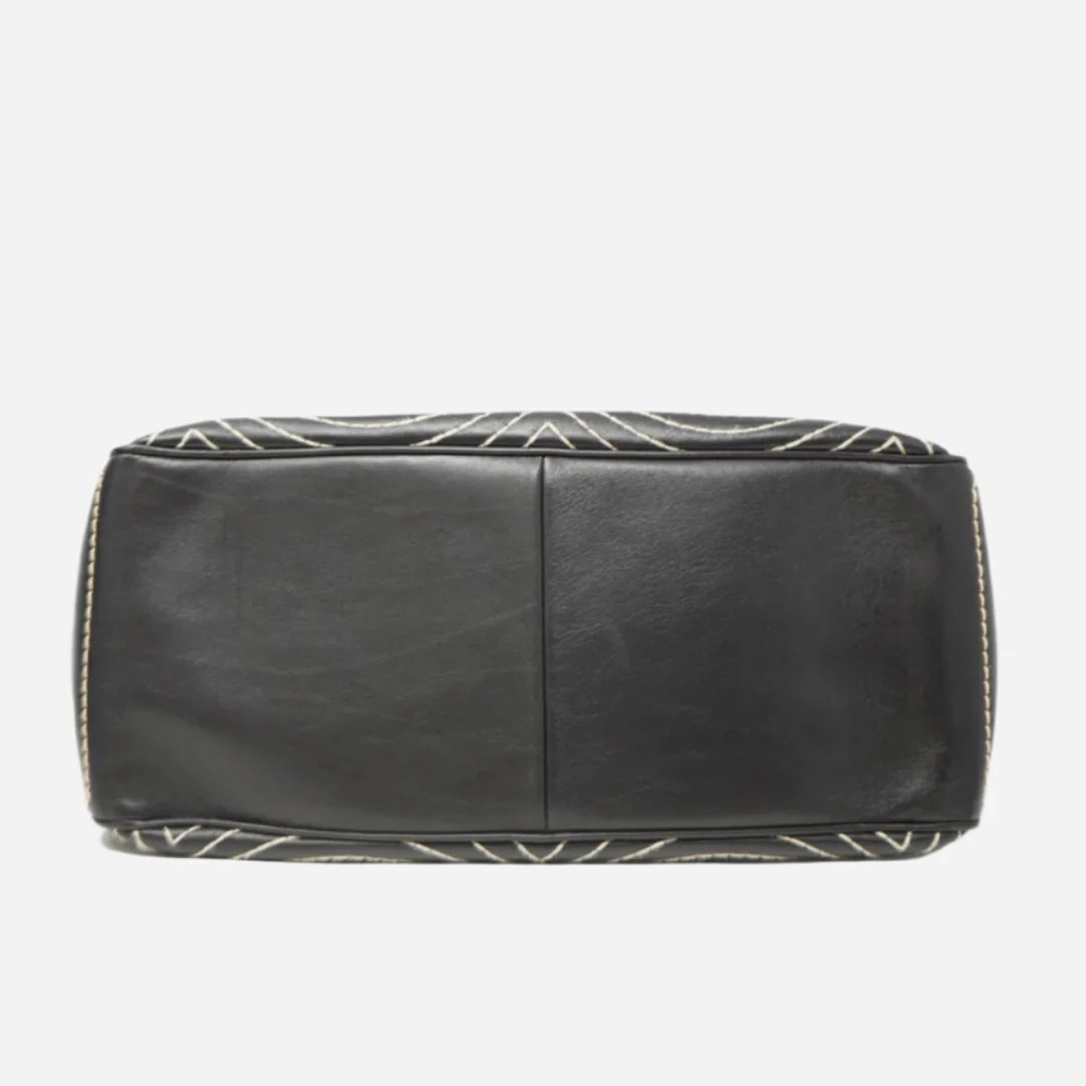 Celine Vintage Brown Leather Handbag - Picture 5 of 9